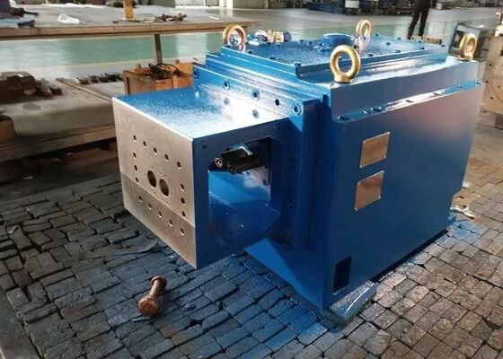अच्छा दाम औद्योगिक मशीनरी के लिए 72000 घंटे की सेवा जीवन 1500rpm आउटपुट स्पीड और 13 एनएम प्रति सेमी3 विशिष्ट टॉर्क के साथ ट्विन स्क्रू एक्सट्रूडर गियरबॉक्स ऑनलाइन