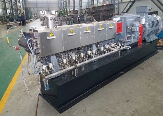 Good price High Temperature Engineering Plastics Polymer Twin Screw Extruder with Torque Limiter and Steel Ball Type Safety Clutch ऑनलाइन