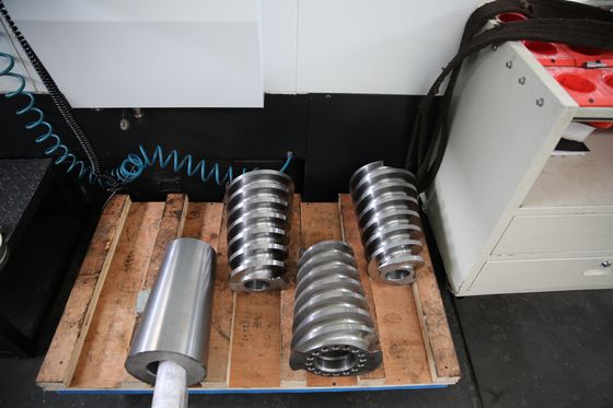 Good price कम्प्यूटरीकृत JSW ट्विन स्क्रू एक्सट्रूडर मशीन पार्ट्स स्क्रू एलिमेंट्स पीवीसी प्रोसेस्ड ऑनलाइन