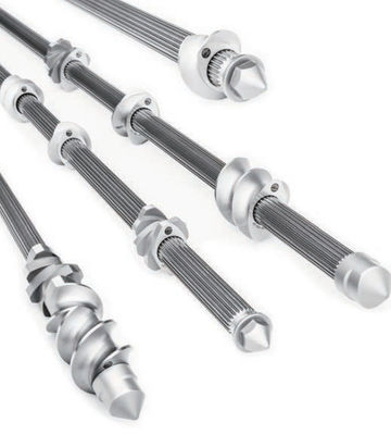 Good price 10 - 120 मिमी दीया एक्सट्रूडर दस्ता, ट्विन स्क्रू एक्सट्रूडर एलिमेंट्स 500 - 9000 मिमी लंबाई ऑनलाइन